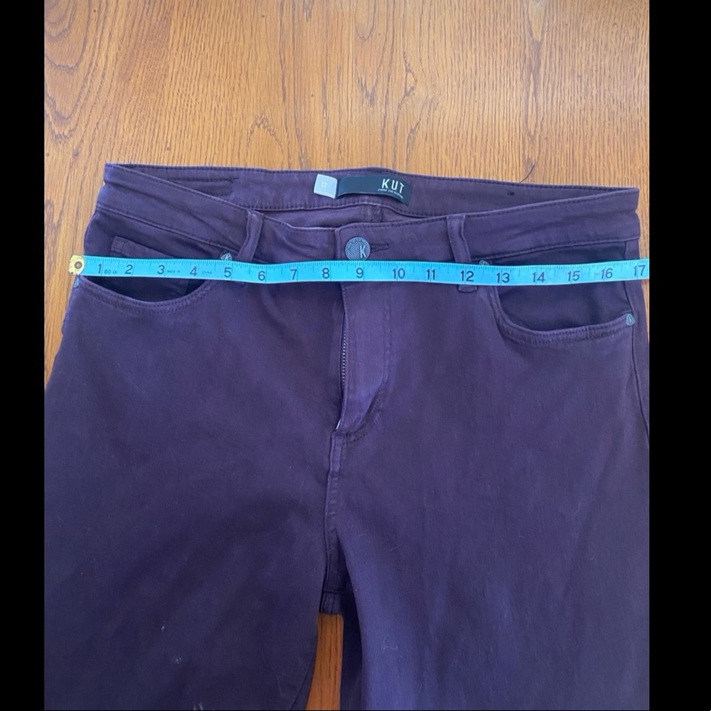 Kut From The Kloth High Rise Ankle Skinny Jean size 12 EUC